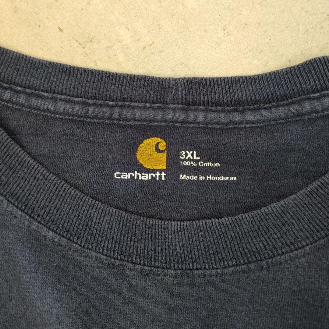 Carhartt LS Tee Bigsize 3XL　カーハート　ロゴ長袖Tシャツ