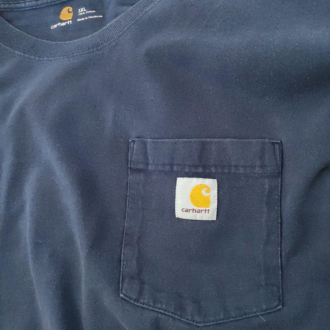 Carhartt LS Tee Bigsize 3XL　カーハート　ロゴ長袖Tシャツ