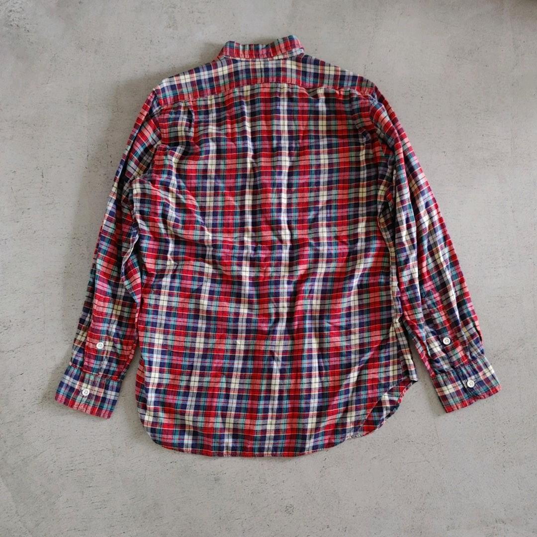 polo ralphlauren maddras shirts M ポロラルフローレン　マドラスチェック　シャツM