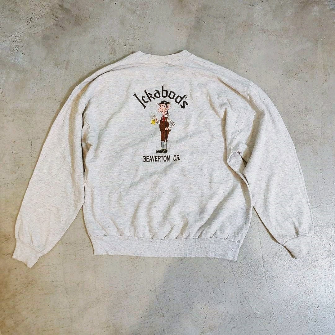 used print sweat XL 古着　ユーズド　プリントスウエット　