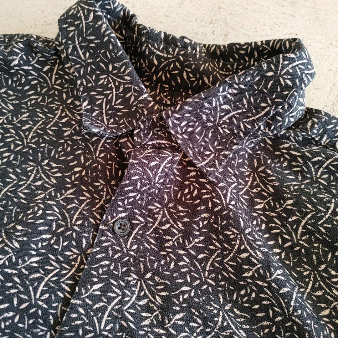 BANANA REPUBLIC print shirts M バナナリパブリック　シャツ