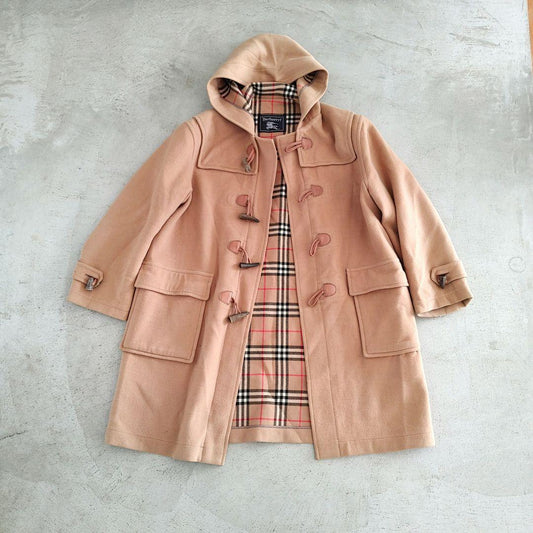 BURBERRY メンズ　ダッフルコート　ノバチェック　カシミア　L