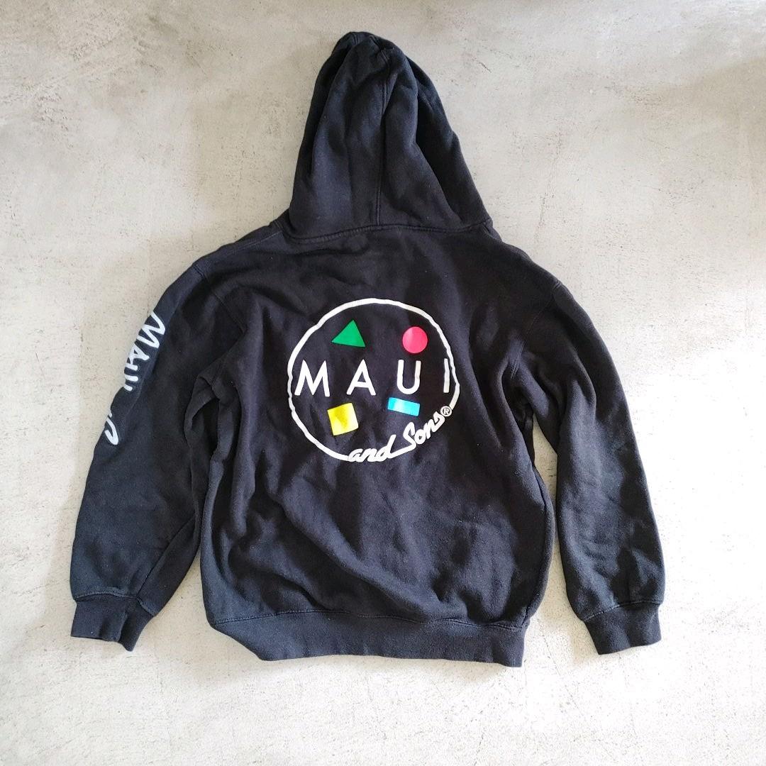 　MAUI＆SONS zip hoody S マウイアンドサンズ　スウェットパーカー　オールドサーフ　MAUI＆SONS