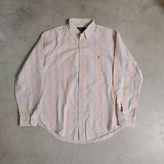 poloralphlauren stripe shirts 　ポロラルフローレン　ストライプシャツ　L