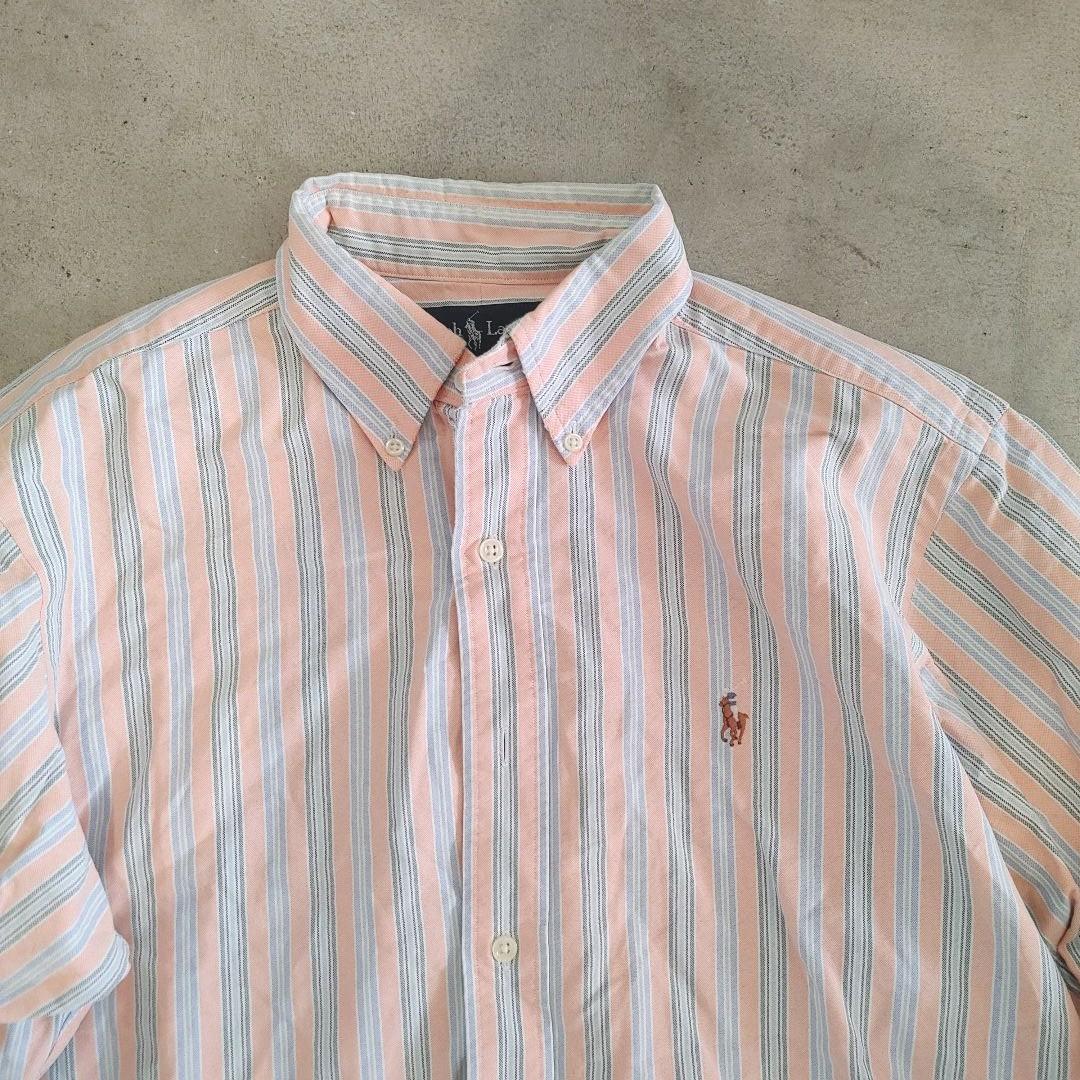 poloralphlauren stripe shirts 　ポロラルフローレン　ストライプシャツ　L