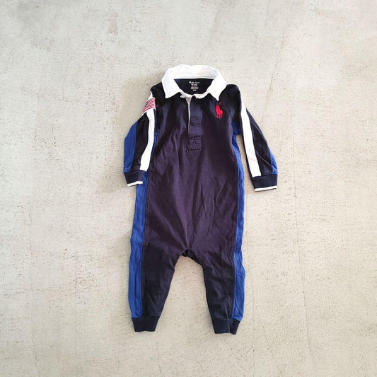 Ralphlauren BABY ラルフローレン　ロンパース　おくるみ　ラガーシャツ