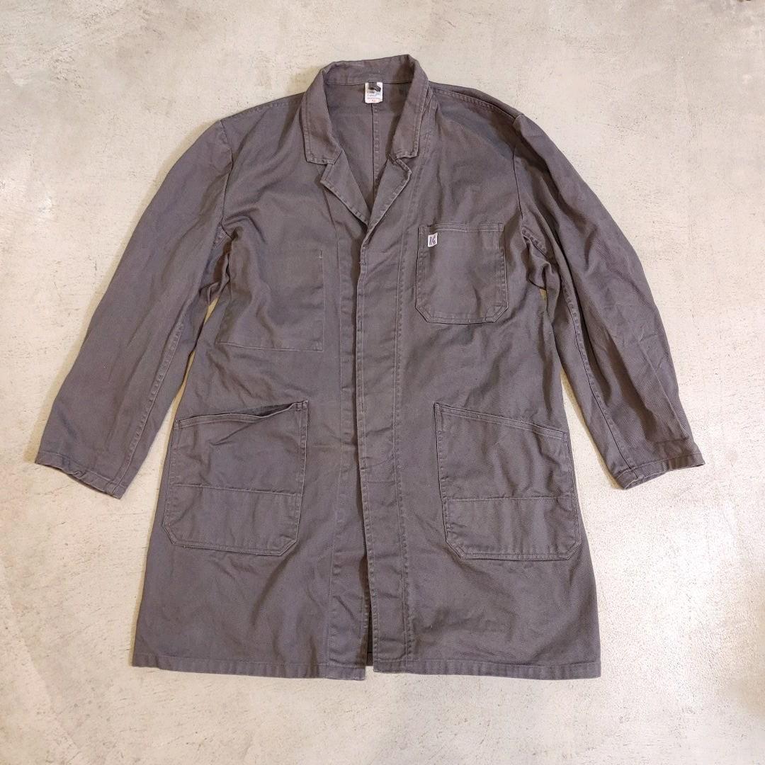 used euro long work coat L 古着　ユーロワークコート　カバーオール　L相当