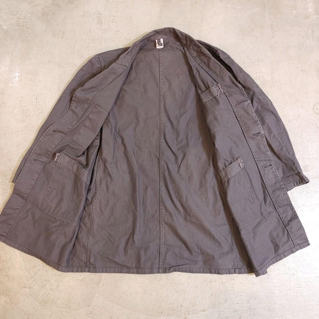 used euro long work coat L 古着　ユーロワークコート　カバーオール　L相当