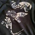 画像をギャラリービューアに読み込む, usused  fossil print sweat M 古着　ユーズド　ビンテージ　プリントスウェット　化石　FOSSIL ギルダン　M

