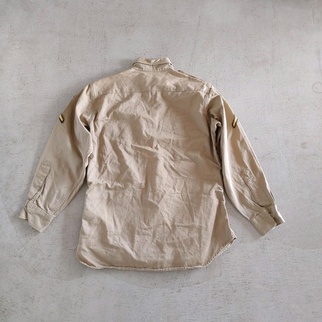 Military wappen shirts　ミリタリーワッペンシャツ　M