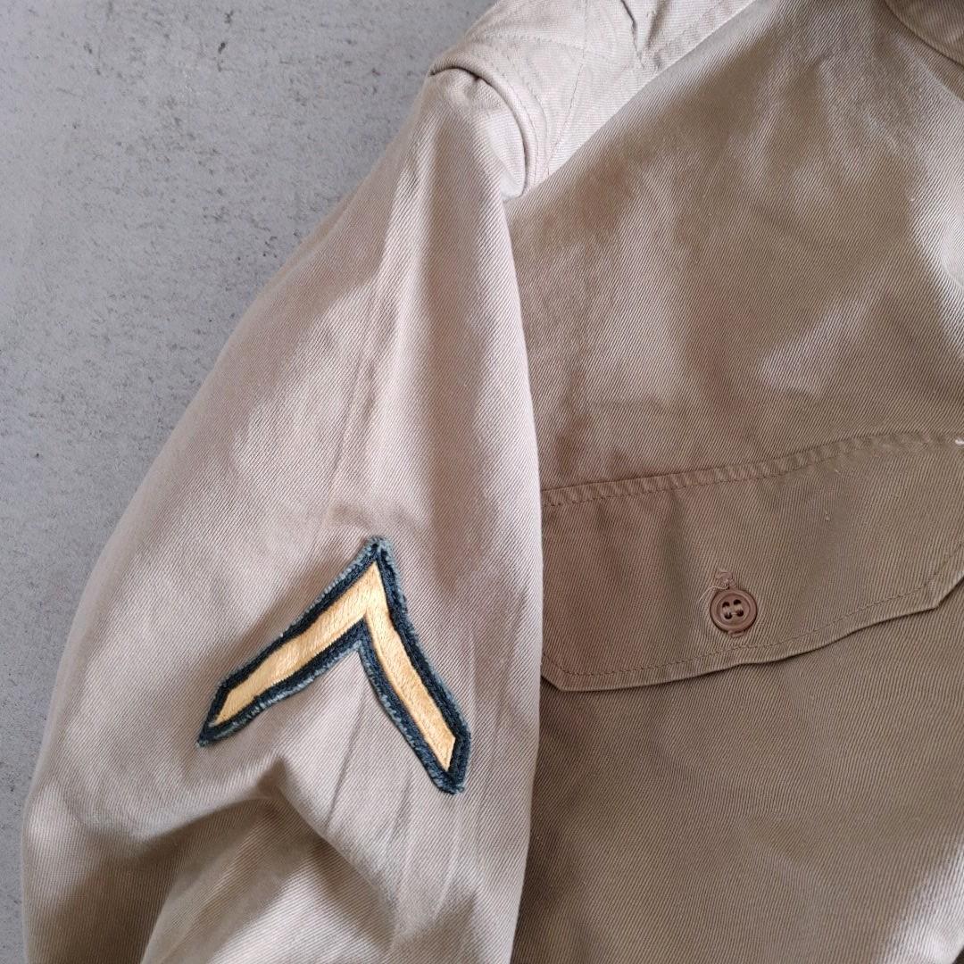 Military wappen shirts　ミリタリーワッペンシャツ　M