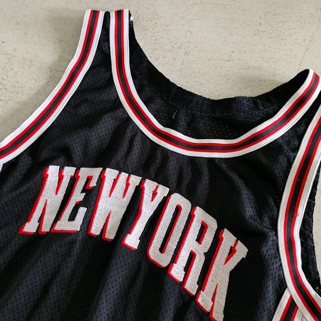 古着　ニューヨークロゴ　メッシュタンクトップ NEWYORK