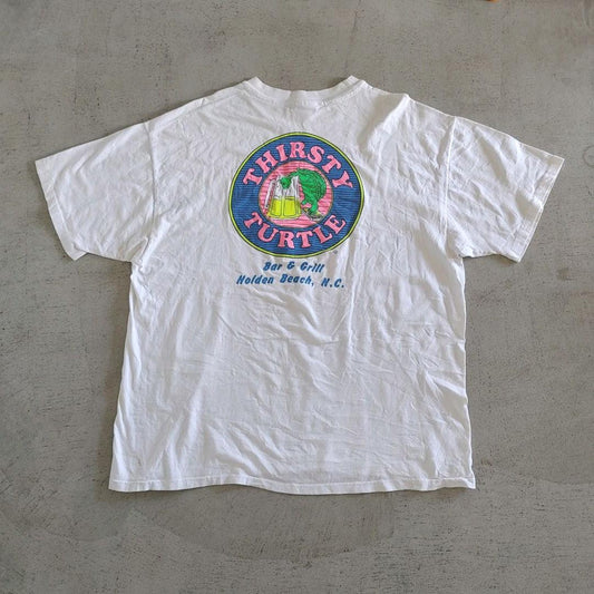 ヘインズ　ビーフィーT 古着　ユーズド　プリントT　XXL