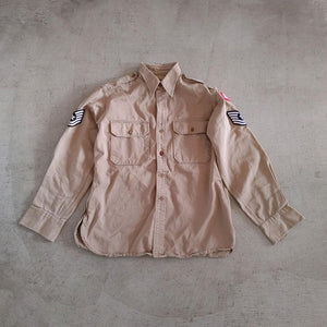 used military twill wappen shirts 古着　ユーズド　ミリタリーツイルシャツ　ワッペンシャツ