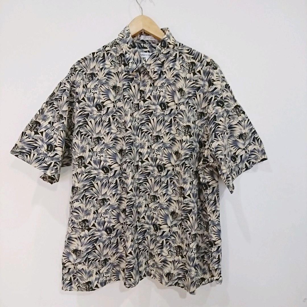 Used Pierre Cardin Allover Shirts XL　ピエールカルダン　アロハシャツ