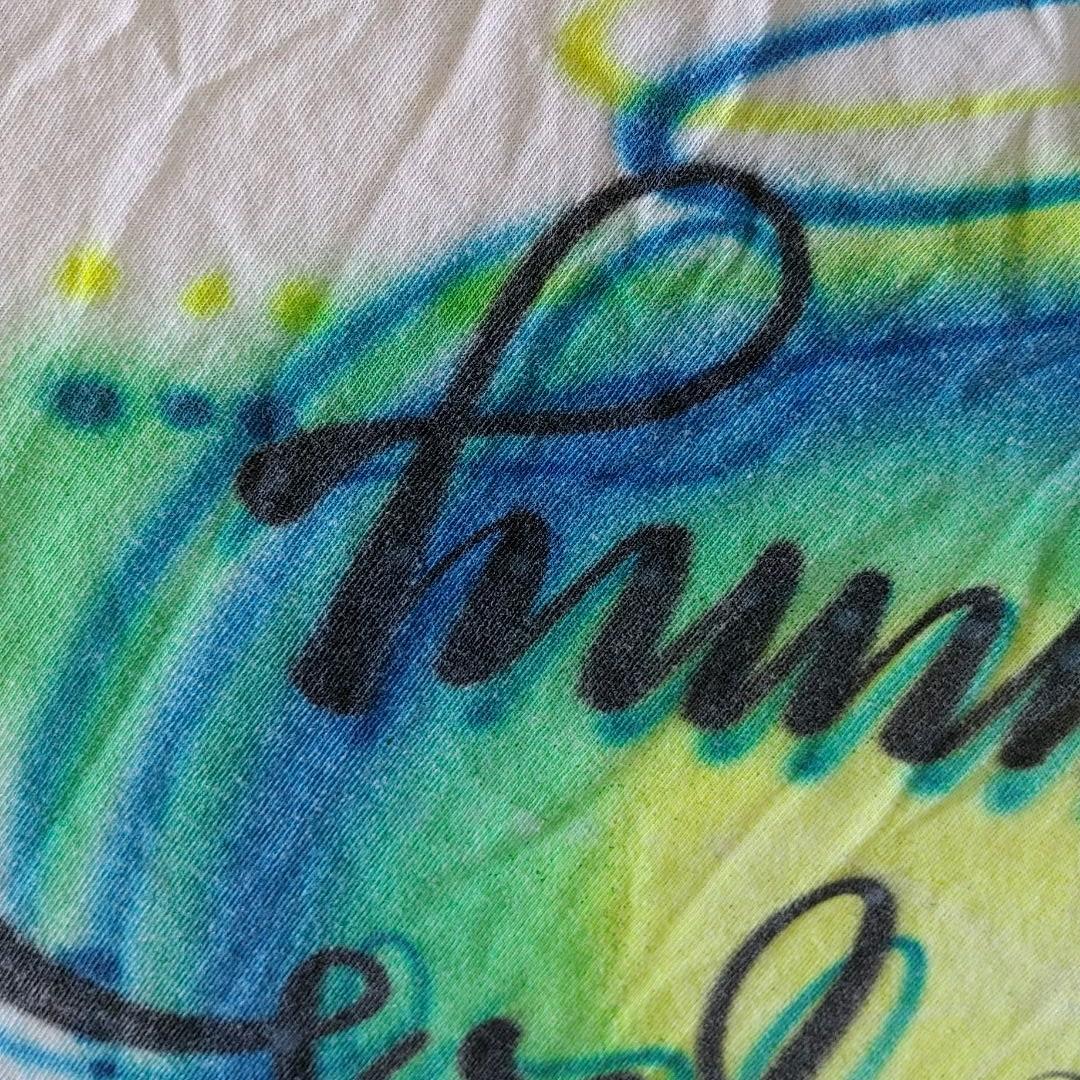 古着　ハンドペイント　スプレープリント　Tシャツ