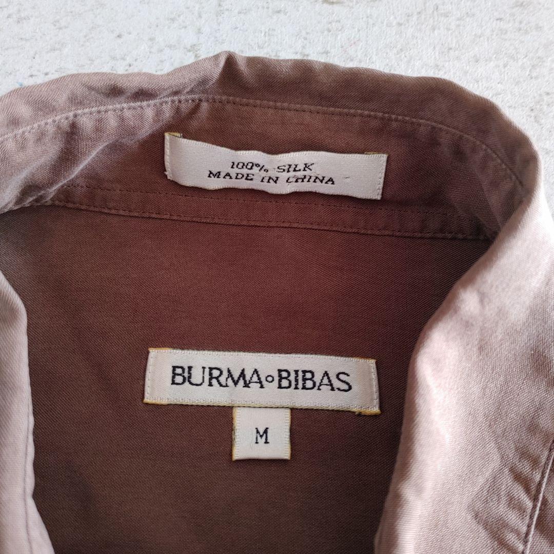 Used Silk 100% Workshirts M 古着　ユーズド　シルク100 シャツ