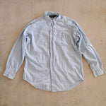 画像をギャラリービューアに読み込む, polo ralphlauren chambray shirts L ポロラルフローレン　シャンブレーシャツ　デニムシャツ　L　
