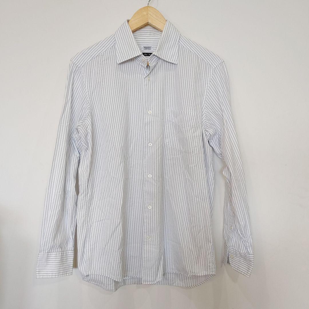 fairfax　stripe shirts 16inch フェアファクス　 レギュラーシャツ　 ストライプシャツ　１６インチ