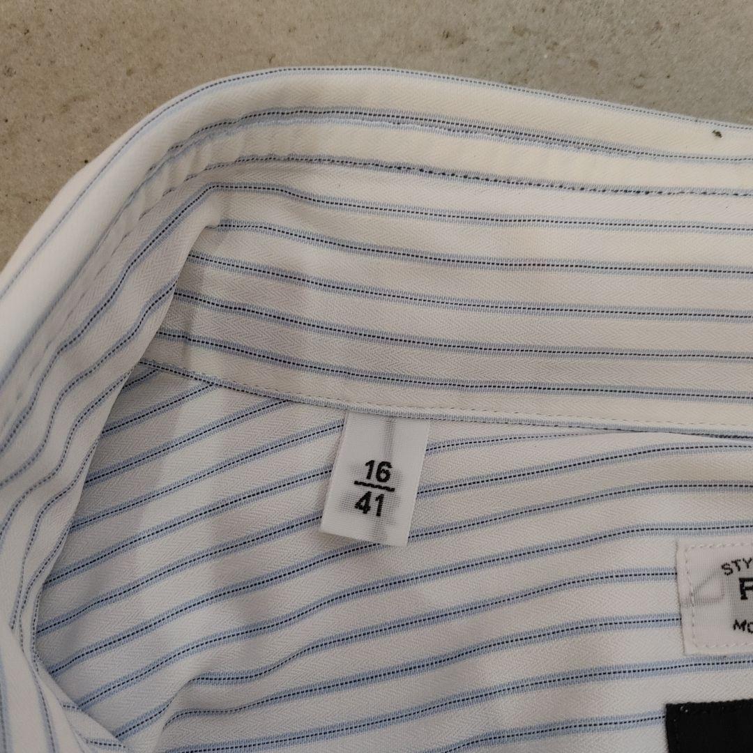 fairfax　stripe shirts 16inch フェアファクス　 レギュラーシャツ　 ストライプシャツ　１６インチ