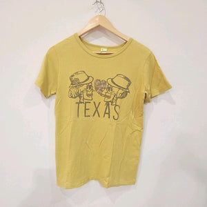 古着　screenstar スクリーンスター　プリントＴシャツ　スカル 　レディース M