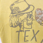 画像をギャラリービューアに読み込む, 古着　screenstar スクリーンスター　プリントＴシャツ　スカル 　レディース M
