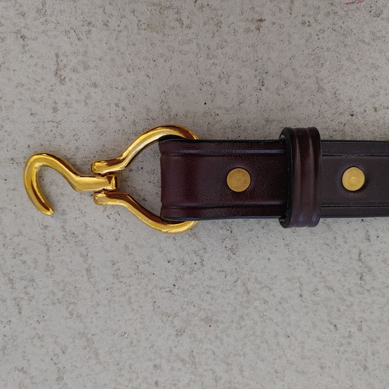 TORY LEATHER トリ―レザーベルト 別注ナローベルト ブラウン